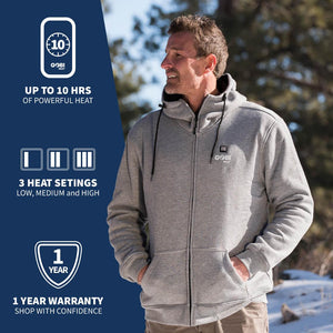 Ridge Mens Heated Hoodie - TRAPSKI