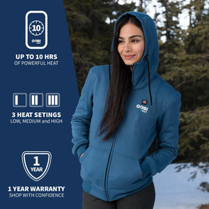 Ridge Womens Heated Hoodie - TRAPSKI