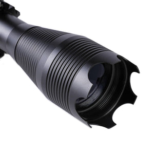 4-in-1 4-16x50 EG Riflescope Kit, Dot Laser, Reflex Sight, Green Laser, Offset Rail Mount - TRAPSKI