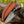 Rift Damascus Skinning Knife with Exotic Rosewood & Resin Handle