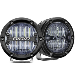 RIGID Industries 360-Series 4" LED SAE Fog Beam - White - Set of 2 [36120] - TRAPSKI