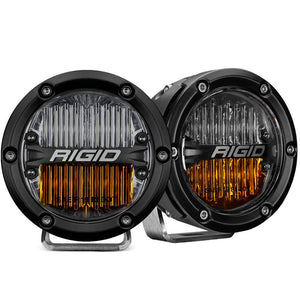 RIGID Industries 360-Series 4" LED SAE Fog Beam - Yellow/White - Set of 2 [36122] - TRAPSKI