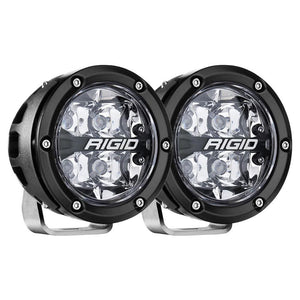 RIGID Industries 360-Series RGBW 4" Offroad Spot Beam w/RGBW Backlight Pods - Set of 2 [36402] - TRAPSKI