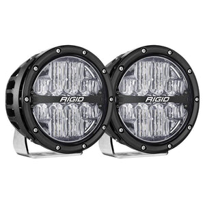 RIGID Industries 360-Series RGBW 6" Offroad Lamp Drive Beam w/RGBW Backlight Pods - Set of 2 [36411] - TRAPSKI