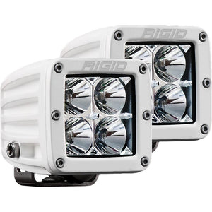 RIGID Industries D-Series PRO Hybrid-Flood LED - Pair - White - TRAPSKI