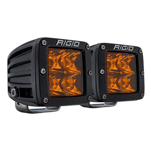 RIGID Industries D-Series Spot w/Amber Pro Lens - Pair - TRAPSKI