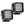 RIGID Industries D-XL PRO Diffused - Pair - Black - TRAPSKI