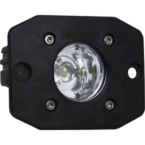 RIGID Industries Ignite Flush Mount Flood - Single - Black - TRAPSKI