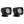 RIGID Industries Ignite Surface Mount Diffused - Pair - Black - TRAPSKI