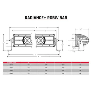 RIGID Industries Radiance + 30" Light Bar - RGBW - TRAPSKI