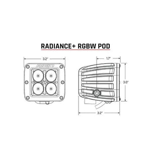 RIGID Industries Radiance + Pod - RGBW - Pair - TRAPSKI
