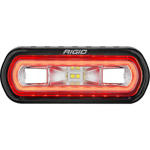 RIGID Industries SR-L Series Marine Spreader Light - Black Surface Mount - White Light w/Red Halo - TRAPSKI