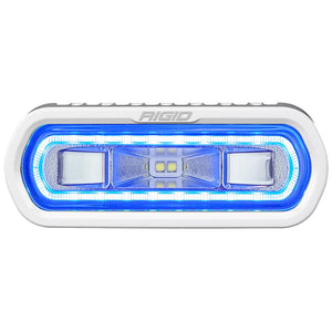 RIGID Industries SR-L Series Marine Spreader Light - White Surface Mount - White Light w/Blue Halo - TRAPSKI