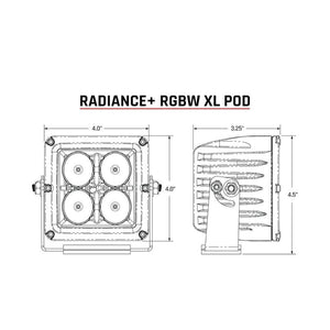 RIGID Industries XL Radiance + Light Pod - RGBW - Pair - TRAPSKI