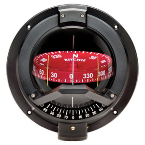 Ritchie BN-202 Navigator Compass - Bulkhead Mount - Black - TRAPSKI