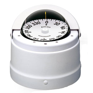 Ritchie DNW-200 Navigator Compass - Binnacle Mount - White - TRAPSKI