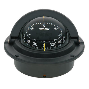 Ritchie F-83 Voyager Compass - Flush Mount - Black - TRAPSKI