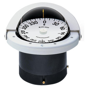 Ritchie FN-201W Navigator Compass - Flush Mount - White - TRAPSKI