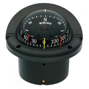 Ritchie HF-743 Helmsman Combidial Compass - Flush Mount - Black - TRAPSKI