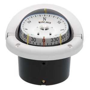Ritchie HF-743W Helmsman Compass - Flush Mount - White - TRAPSKI