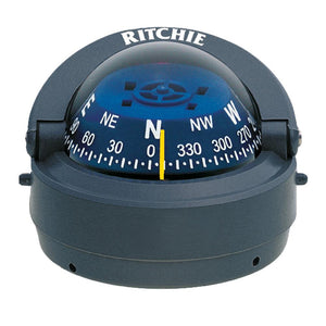 Ritchie S-53G Explorer Compass - Surface Mount - Gray - TRAPSKI