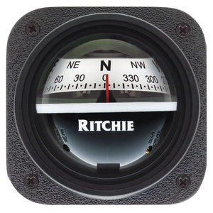 Ritchie V-527 Kayak Compass - Bulkhead Mount - White Dial - TRAPSKI