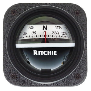 Ritchie V-537W Explorer Compass - Bulkhead Mount - White Dial - TRAPSKI