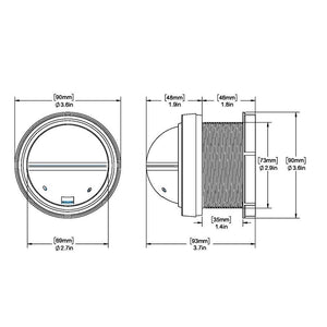 Ritchie V-57W.2 Explorer Compass - Dash Mount - White - TRAPSKI