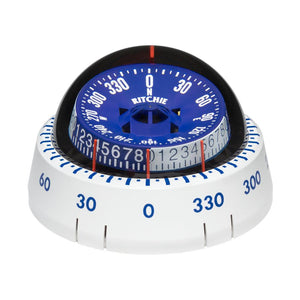 Ritchie XP-98W X-Port Tactician Compass - Surface Mount - White - TRAPSKI
