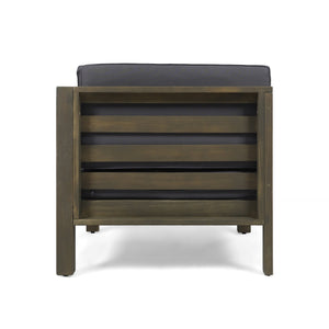 OANA 3-Piece Love Seat Set with Coffee Table, Dark