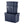 Rubbermaid 10 Gallon Stackable Storage Container, Dark Indigo Metallic (12 Pack)