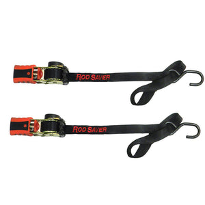 Rod Saver Mini Retractable Tie Down w/Soft Hook - 50" - Pair - TRAPSKI