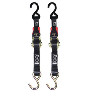 Rod Saver Rubber Ratchet Tie-Down - 1" x 3 - Pair - TRAPSKI
