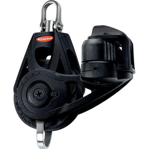 Ronstan Series 40 Ball Bearing Orbit Block - Single - Becket - Cleat - Swivel Head - TRAPSKI
