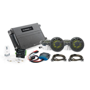 Roswell R 6.5" Marine Audio Package w/RGB Remote Controller - Anthracite Grill - TRAPSKI