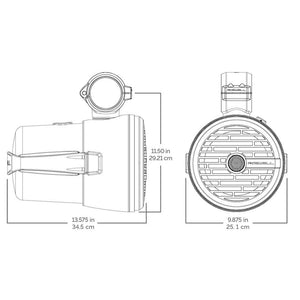 Roswell R1 8 Tower Speakers - White - 100W RMS 200W Peak Power - TRAPSKI