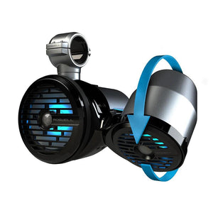 Roswell R1 8" x 6.5" Vamp Spin Tower Speakers - Black - 160W RMS 320W Peak Power - TRAPSKI