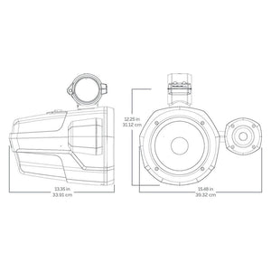 Roswell R1 Pro Tower Speakers - Black - 200W RMS 400W Peak Power - TRAPSKI