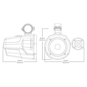 Roswell R1 Pro Tower Speakers - White - 200W RMS 400W Peak Power - TRAPSKI