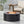 Round Iron Fire Pit with 40,000 BTU Heat Output - Gray or Dark Gray