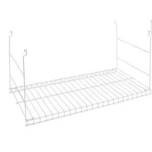 Rubbermaid 24 In Universal Closet Steel Wire Added Storage Hanging Shelf, White
