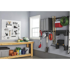 Rubbermaid Universal Metallic FastTrack Hanging Garage Hook Organizers (12 Pack)
