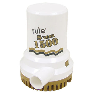 Rule 1500 G.P.H. "Gold Series" Bilge Pump - TRAPSKI