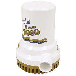 Rule 2000 G.P.H. "Gold Series" Bilge Pump - TRAPSKI