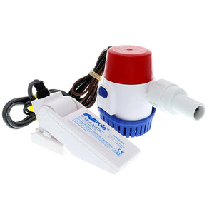 Rule 500 GPH Standard Bilge Pump Kit w/Float Switch - 12V - TRAPSKI