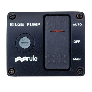 Rule Deluxe 3-Way Lighted Rocker Panel Switch - TRAPSKI