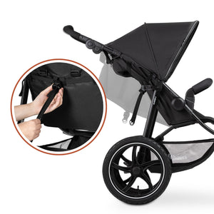 hauck 3-Wheel All Terrain Stroller with Raincover - From Birth up to 48.5lbs