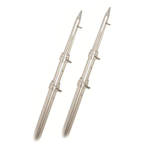 Rupp Top Gun Telescoping Outrigger Poles - Aluminum/Silver - 15' - TRAPSKI