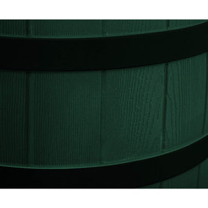 Good Ideas Rain Wizard 50 Gallon Plastic Rain Barrel Water Collector, Green