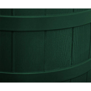Good Ideas Rain Wizard Water Storage 50 Gal Capacity Collection Barrel, Green